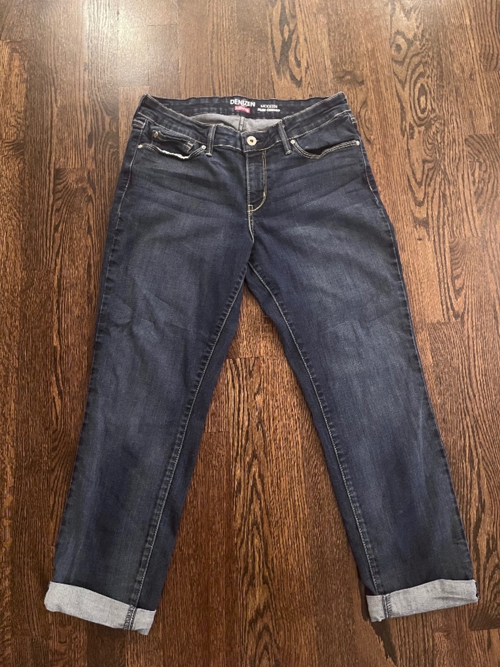 Denizen by Levi’s Modern Slim Cuffed Jeans Size 12